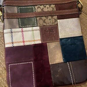 Authentic Multi-color Coach purse